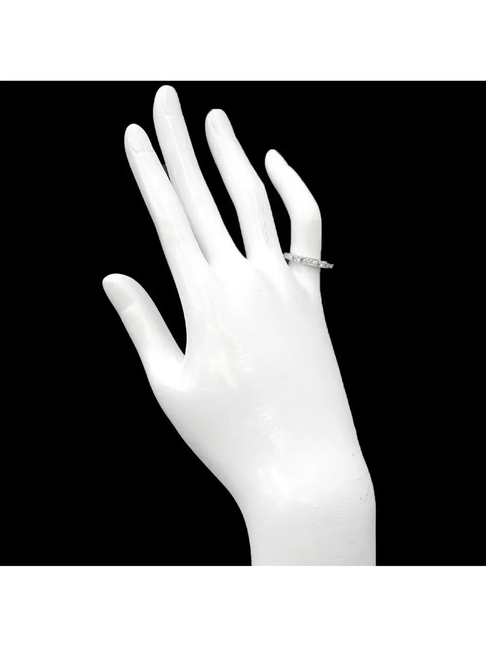 Chanel Ring 18K White Gold With Diamond #357898C17B
